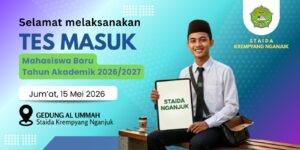 STAIDA Krempyang Nganjuk Gelar Tes Masuk Mahasiswa Baru Tahun Akademik 2026/2027, Diikuti 194 Peserta